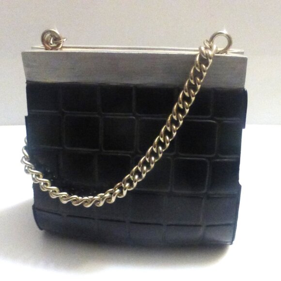 SIGNED Vintage YOVE ST. LARENT Coin PURSE BANK Vintage Coin Bank Vintage Purse - Picture 8 of 16